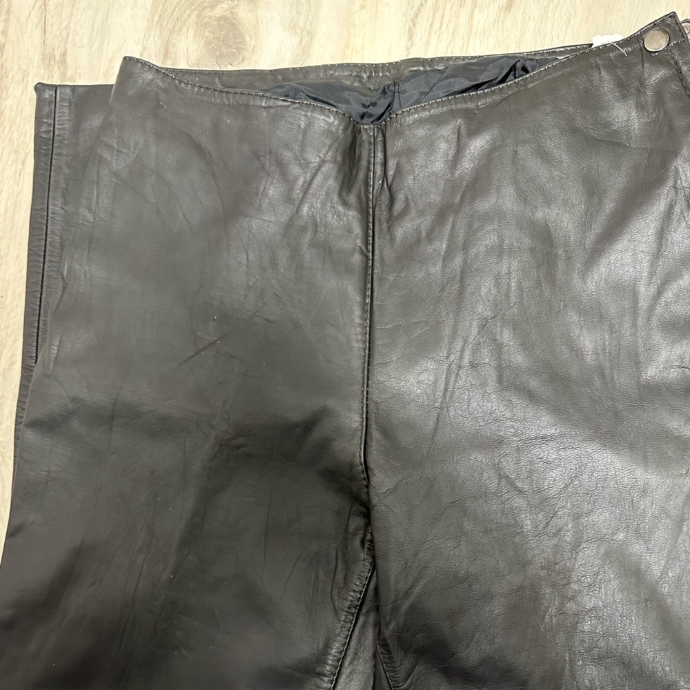 90s Vintage D’Goretti Genuine Leather .100%Calfskin leather pant, made in Mexico